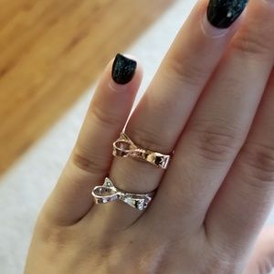 SILVER kate spade ring
